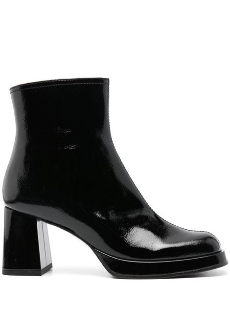 Black Kentin 80mm leather ankle boots Mihara - women